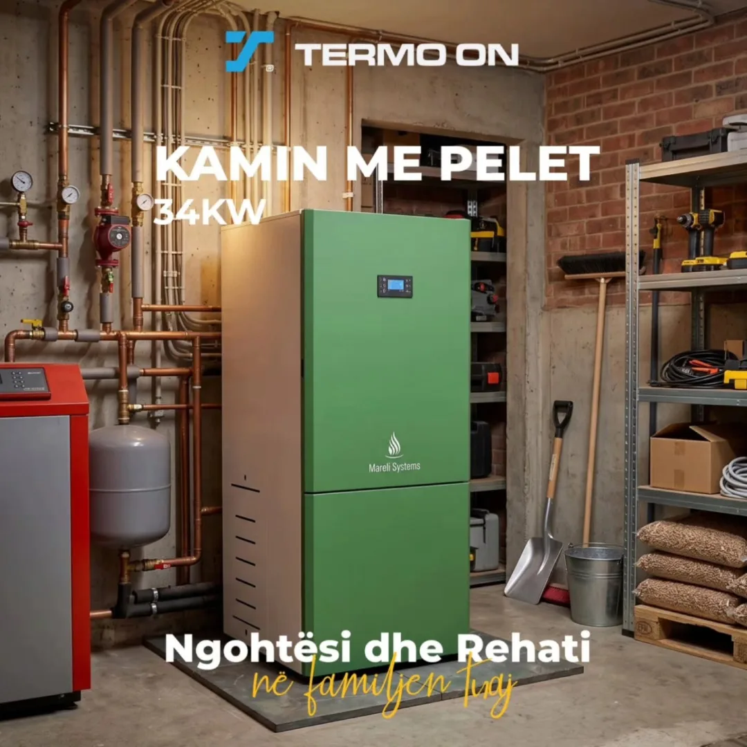 Kaldaja & kamina me pelet